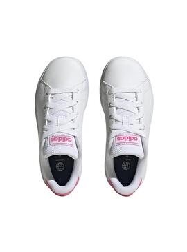 Zapatilla Niña adidas Advantage Blanco/Rosa