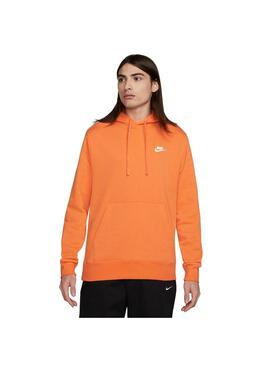 Sudadera Hombre Nike Nsw Club Naranja