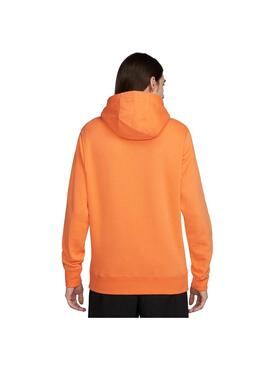 Sudadera Hombre Nike Nsw Club Naranja