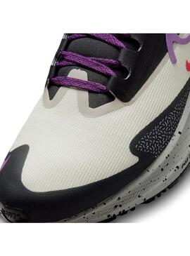 Zapatilla Mujer Nike Pegasus Shield Blanco Gris