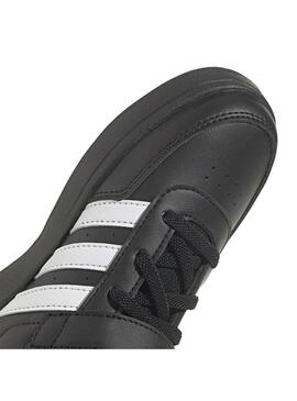 Zapatilla Junior adidas Breanet 2.0 Negro/Blanco