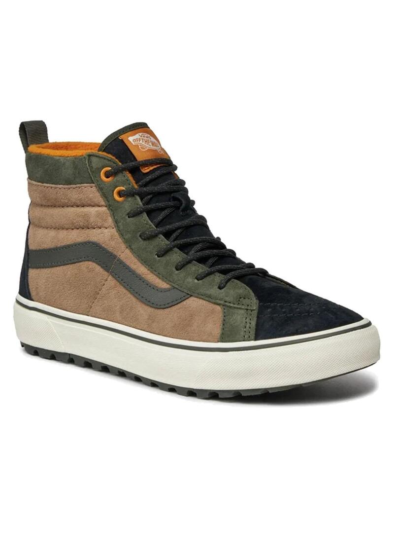 Vans sk8 best sale hi hombre marron