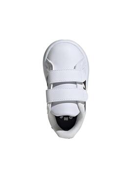 Zapatilla Baby adidas Grand Court 2.0 Blanco Neg