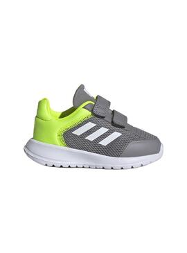 Zapatilla Baby adidas Tensaur Run 2.0 Gris verde