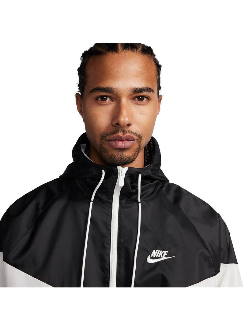 Cortavientos Hombre Nike Ess Windrunner Blanco Neg