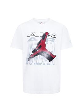 Camiseta Niño Jordan Air 2 Blanca