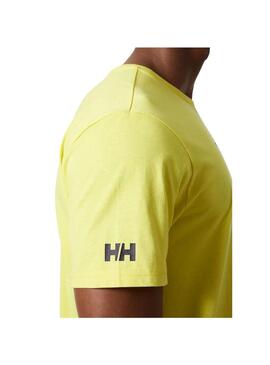 Camiseta Hombre HH Shoreline Amarilla