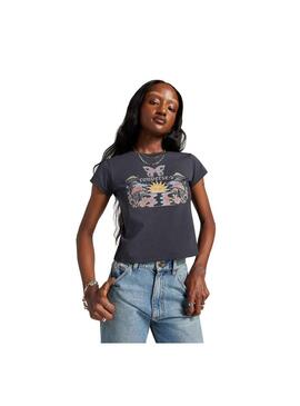 Camiseta Mujer Converse Blooming Negra
