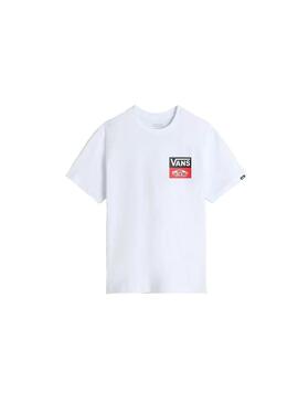 Camiseta Niño/a Vans Og Logo Blanca