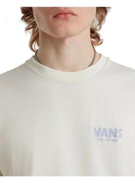 Camiseta Hombre Vans Stay Cool Crema