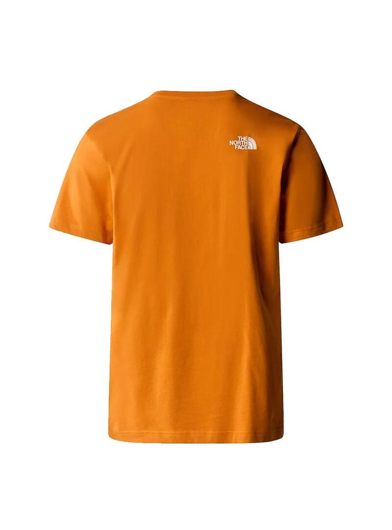 Camiseta Hombre The North Face Easy Naranja