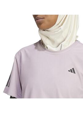 Camiseta Mujer Adidas Own The Run Malva