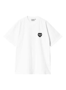 Camiseta Hombre Carhartt WIP Heart Bandana Blanca