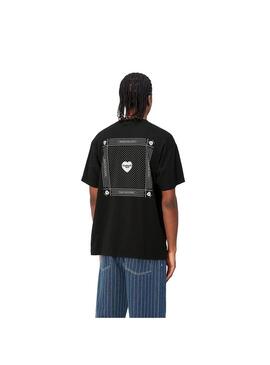 Camiseta Hombre Carhartt WIP Heart Bandana Negra