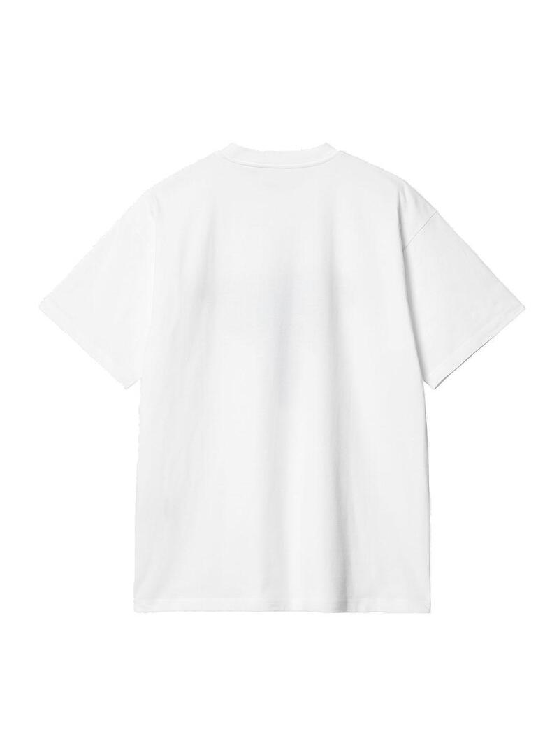 Camiseta Hombre Carhartt WIP Diagram Script Blanca