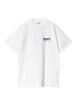 Camiseta Hombre Carhartt WIP Contact Blanca