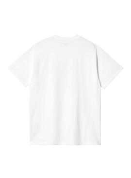 Camiseta Hombre Carhartt WIP R&D Blanca