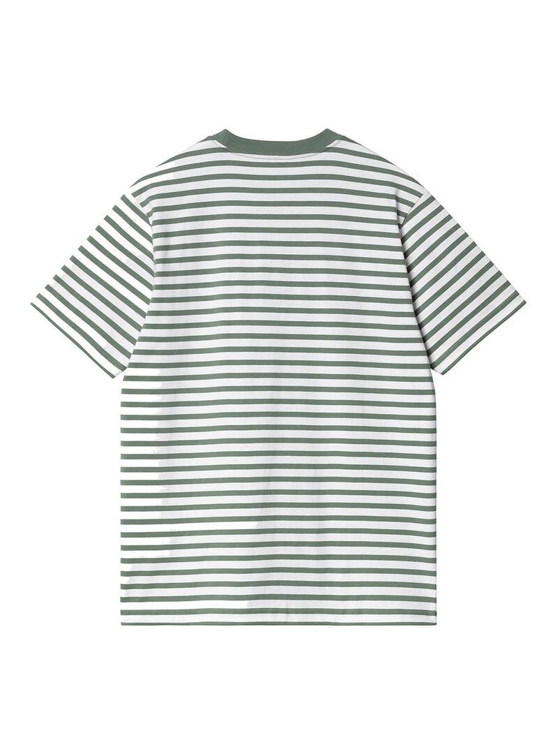 Camiseta Hombre Carhartt WIP Seider Pocket Verde