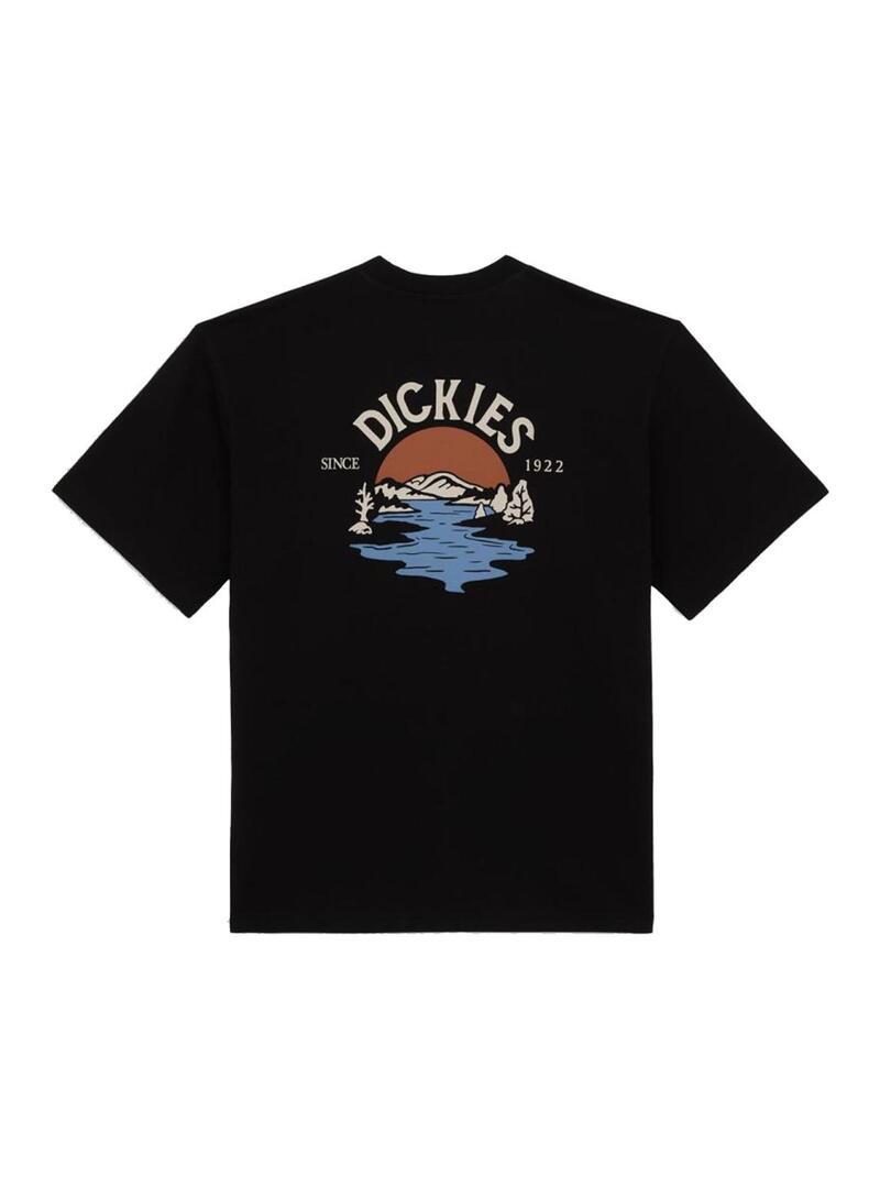Camiseta Hombre Dickies Beach Negro
