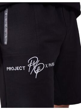 Short Hombre ProjectxParis Negro Blanco