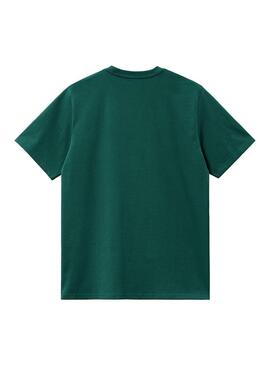 Camiseta Hombre Carhartt WIP Chase Verde