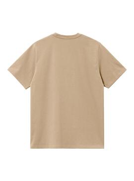 Camiseta Hombre Carhartt WIP Chase Camel