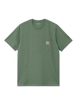 Camiseta Hombre Carhartt WIP Pocket Verde