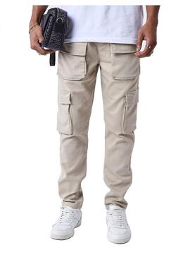  Pantalones Hombre ProjectxParis Jean Beige