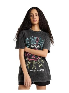 Camiseta Mujer Vans Guitar Solo Negra