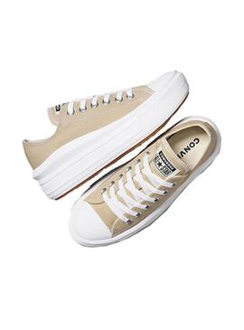 Zapatilla Mujer Converse Move OX Beige