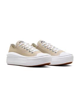 Zapatilla Mujer Converse Move OX Beige