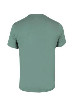 Camiseta Hombre Converse Logo Verde