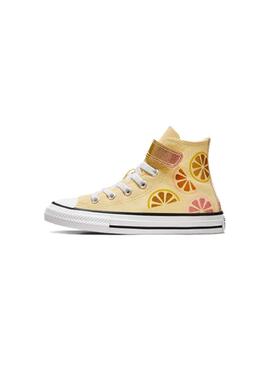 Zapatilla Niña Converse Ctas 1V Amarilla Purpurina