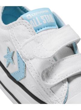 Zapatilla Niño/a Converse Star Player Blanco Azul