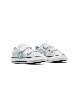 Zapatilla Niño/a Converse Star Player Blanco Azul