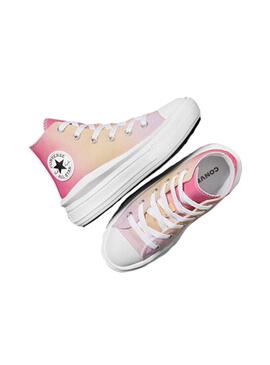 Zapatilla Niña Converse Move Hi Rosa Naranja