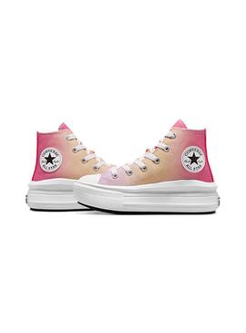 Zapatilla Niña Converse Move Hi Rosa Naranja