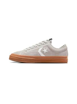 Zapatilla Unisex Converse Star Player 76  Suede Gris