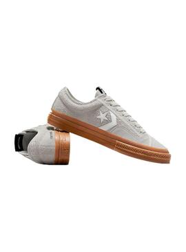 Zapatilla Unisex Converse Star Player 76  Suede Gris