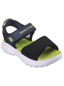 Sandalia Junior Skechers Razon Splas Multicolor