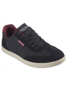 Zapatilla Hombre Skechers Placer Negro