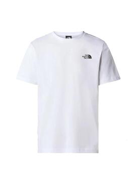 Camisetas Hombre The North Face Face Box Blanca