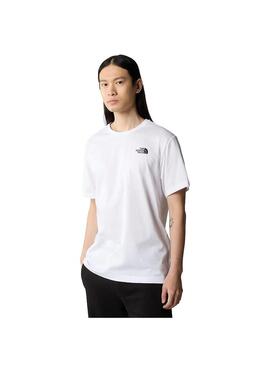 Camisetas Hombre The North Face Face Box Blanca