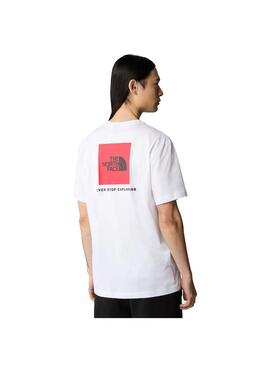 Camisetas Hombre The North Face Face Box Blanca