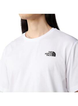 Camisetas Hombre The North Face Face Box Blanca