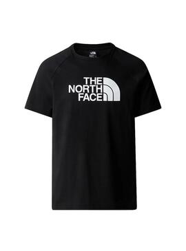 Camiseta Hombre The North Face Raglan Easy Negra