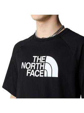 Camiseta Hombre The North Face Raglan Easy Negra