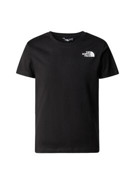 Camiseta Niño The North Face Red Box Negra