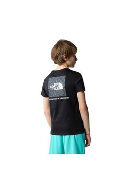 Camiseta Niño The North Face Red Box Negra