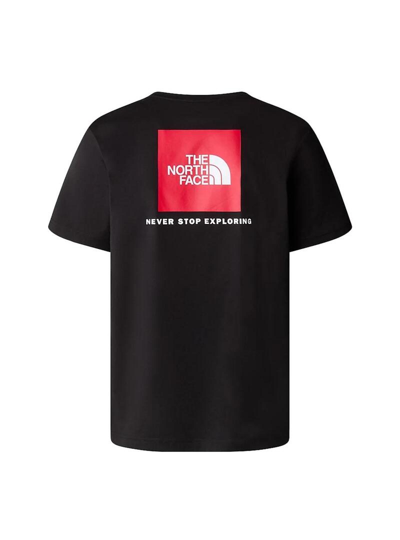 Camiseta Hombre The North Face Red Box Negra